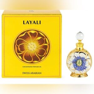 Swiss Arabian Layali Concentrated Perfume Oil full size 15ml NWT